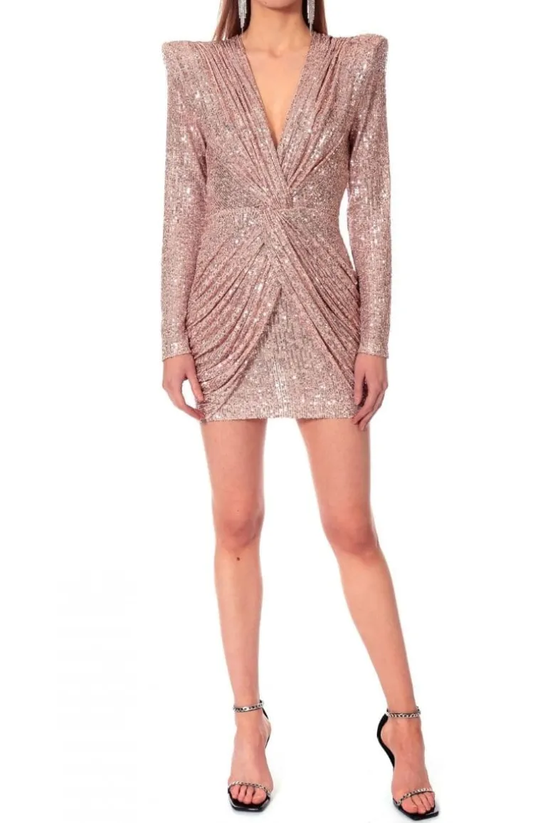 Dresses | Mini Dresses<CULT MIA JENNIFER ROSE CLOUD MINI DRESS Pink