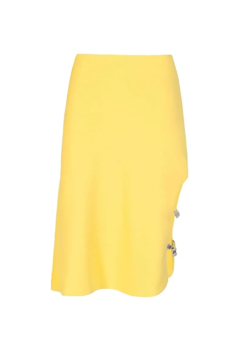 Skirts<CULT MIA KAIA MIDI EMBELLISHED MIDI SKIRT Yellow