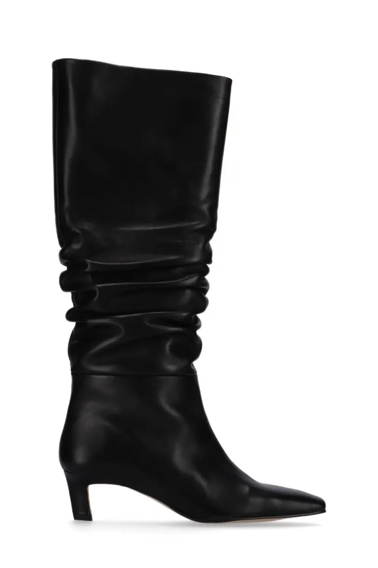 Boots<CULT MIA KALILA LEATHER BOOTS IN BLACK