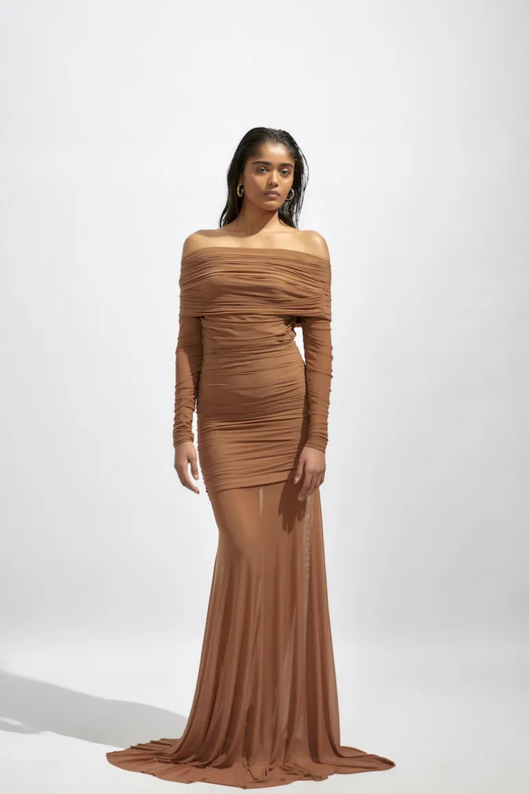 Dresses | Gowns<CULT MIA KELLY GOWN Dusty Rose