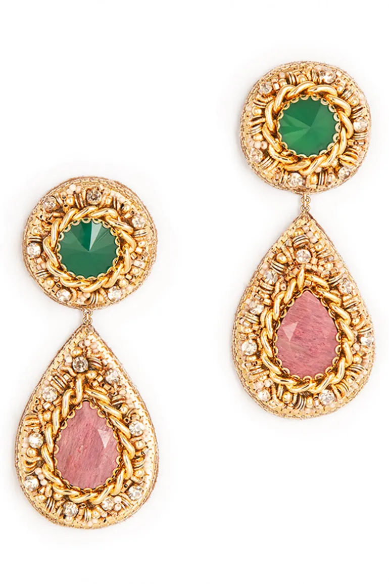 Earrings<CULT MIA KENDAL EARRINGS Emerald