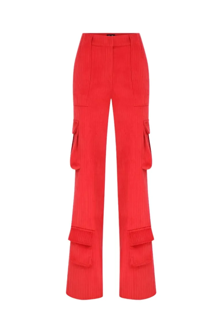 Pants<CULT MIA KIM TROUSERS IN Red