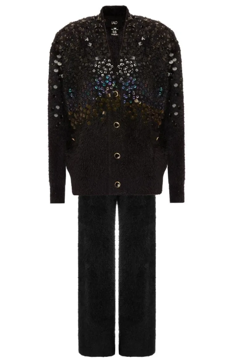 Outfit Sets<CULT MIA KNITTED SEQUIN SET Black