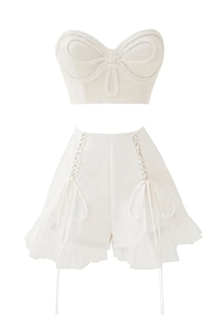 Outfit Sets<CULT MIA KOLOS TOP AND SHORTS SET White