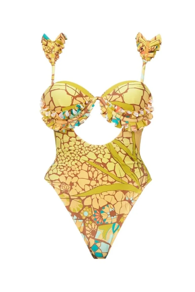 Swimwear<CULT MIA KUJI ILIA PRINT SWIMSUIT