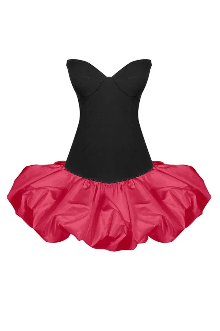 Dresses | Mini Dresses<CULT MIA LA BOHEME MINI DRESS BlackFuchsia