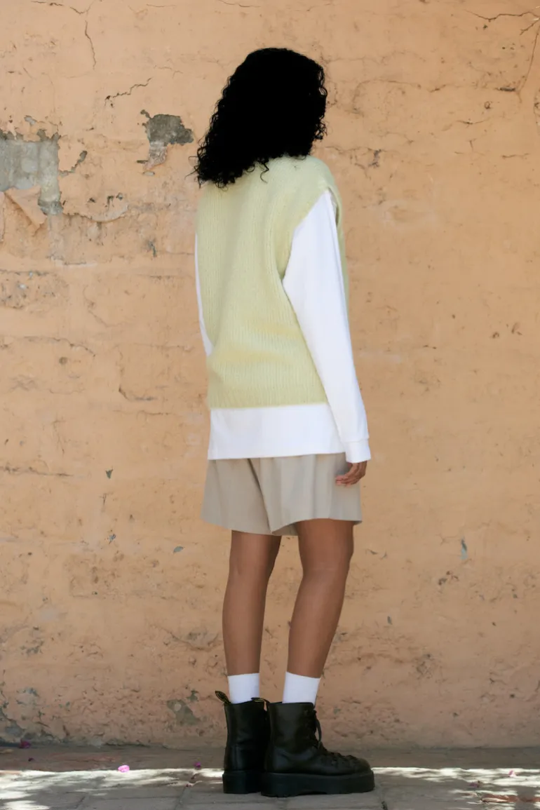 Knitwear<CULT MIA LA SIERRA KNITTED VEST Pistachio