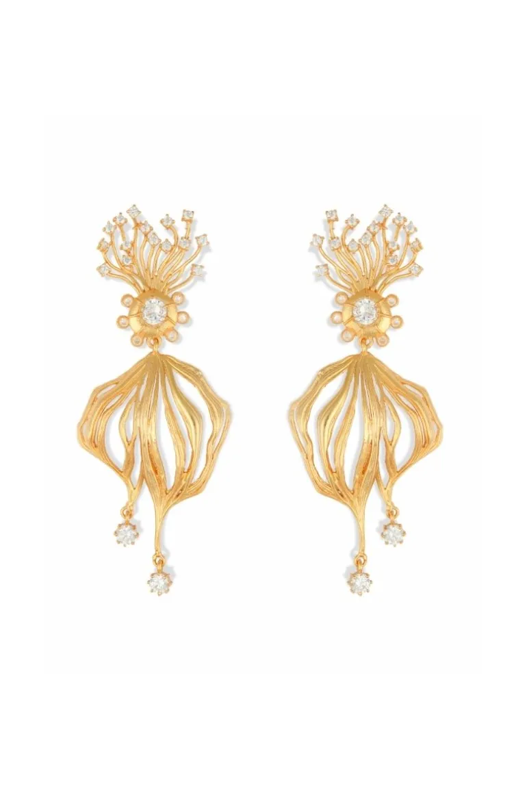Earrings<CULT MIA LABYRINTH EARRINGS Gold