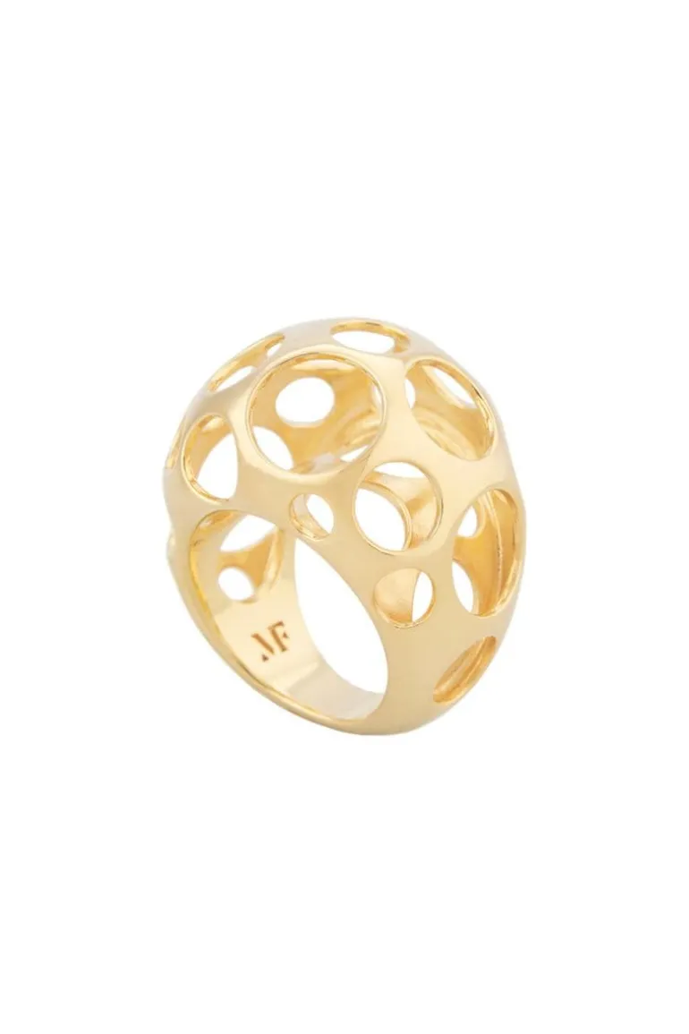 Rings<CULT MIA LARGE REPETITION RING Gold