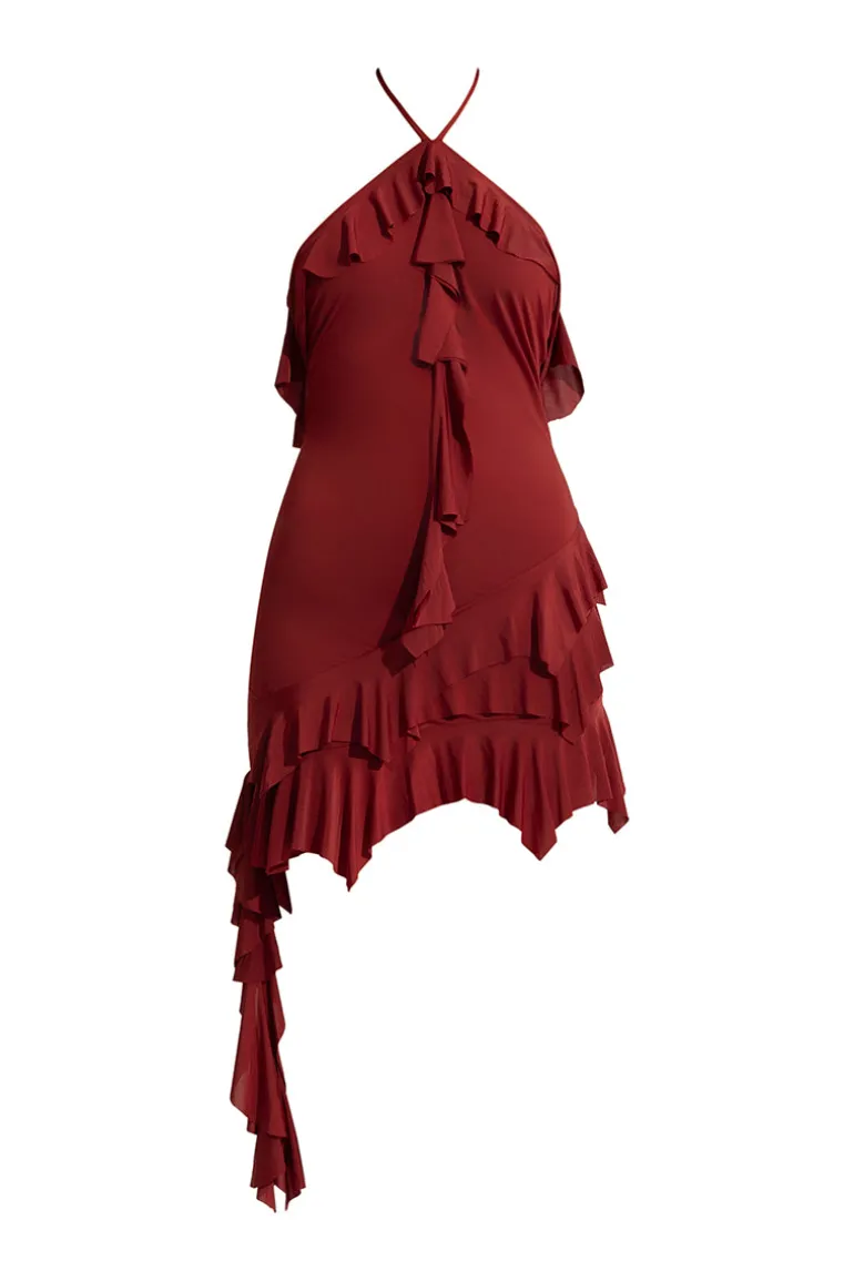 Dresses | Mini Dresses<CULT MIA LARYSA MINI DRESS Maroon