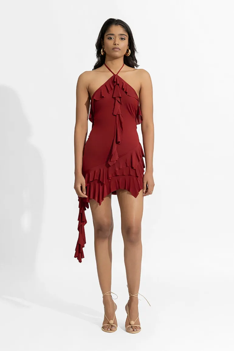 Dresses | Mini Dresses<CULT MIA LARYSA MINI DRESS Maroon