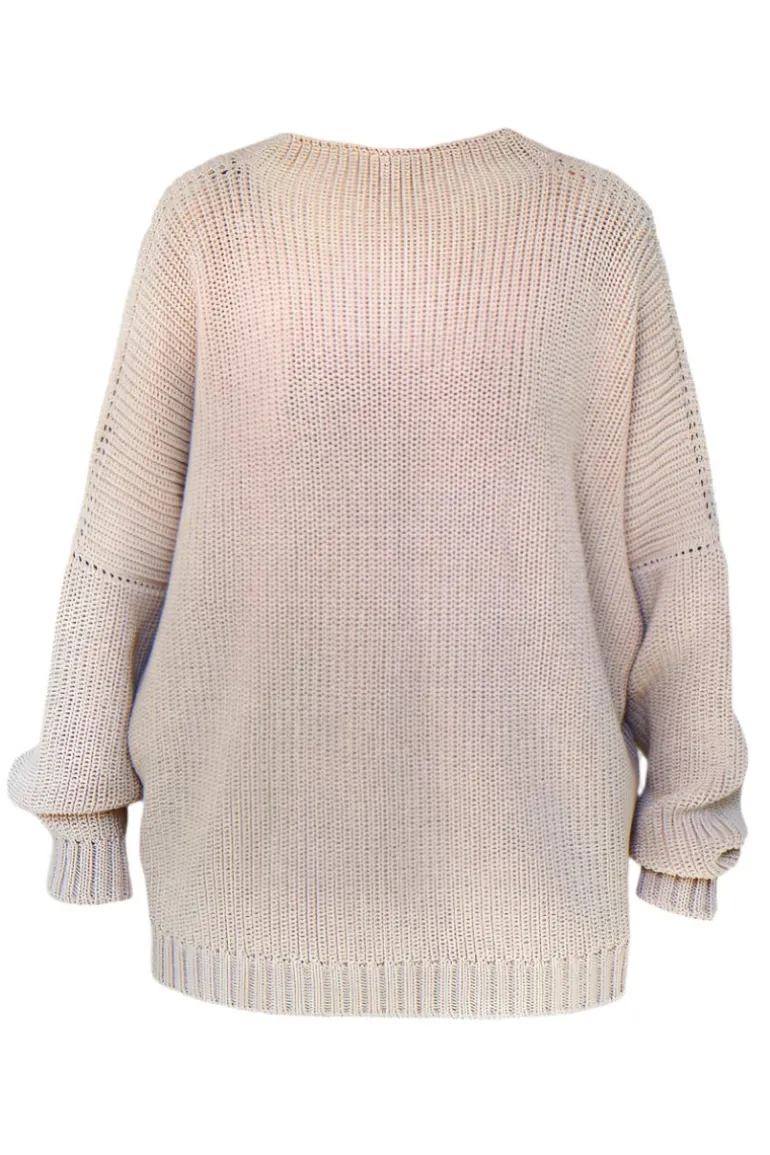 Knitwear<CULT MIA LAUMES SWEATER IN Pearl