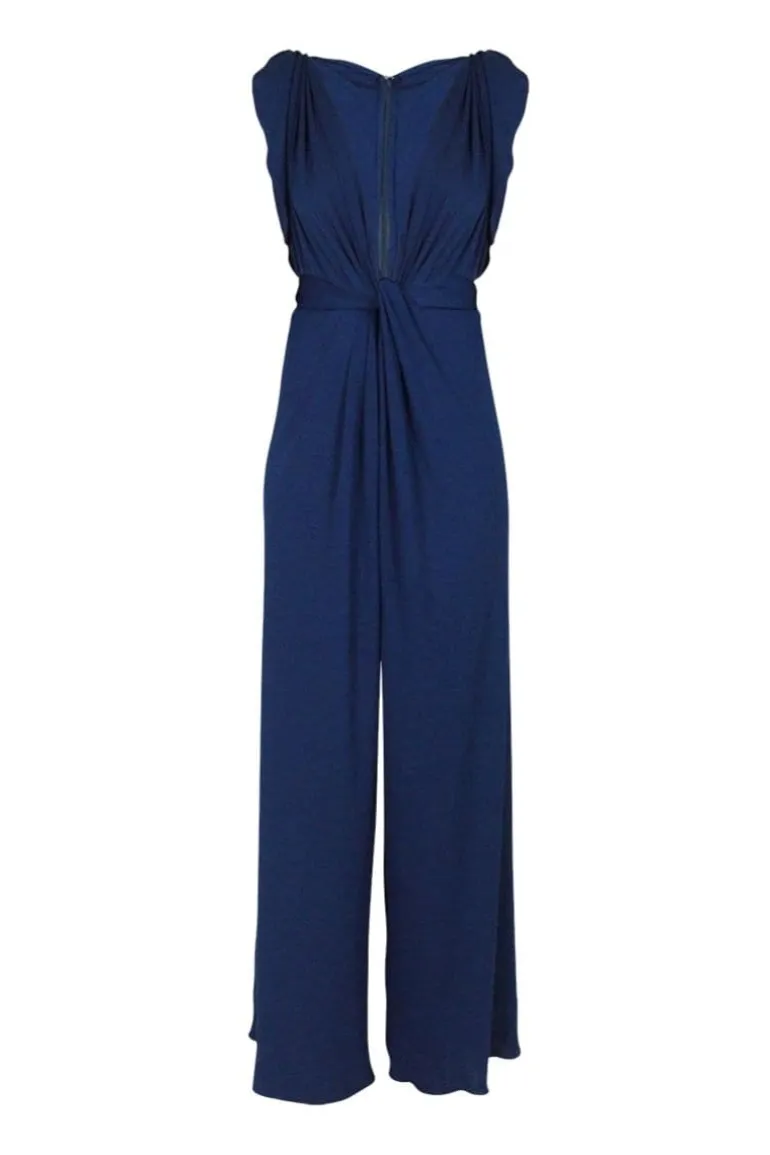 Jumpsuits<CULT MIA LAURA KNOTTED JUMPSUIT White
