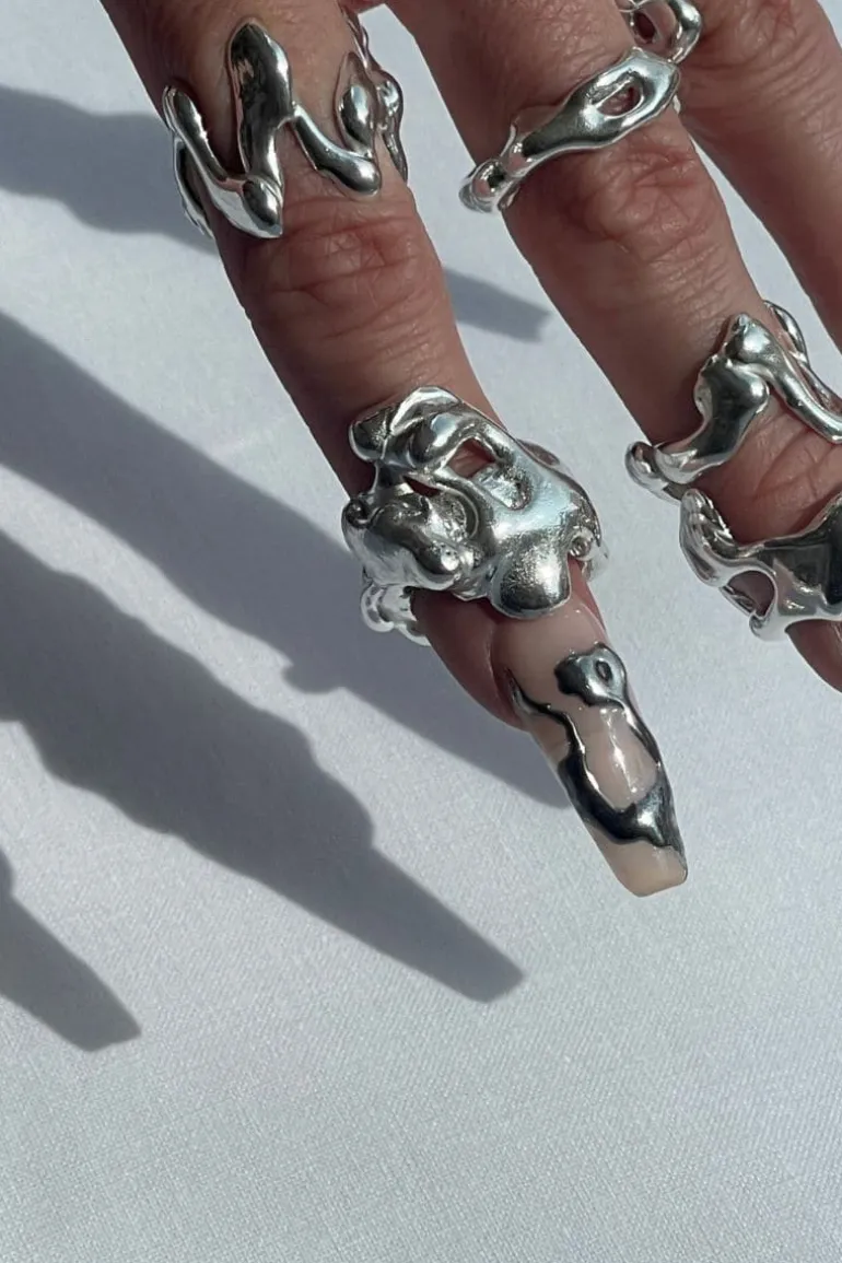 Rings<CULT MIA LAVA N°07 RING Silver