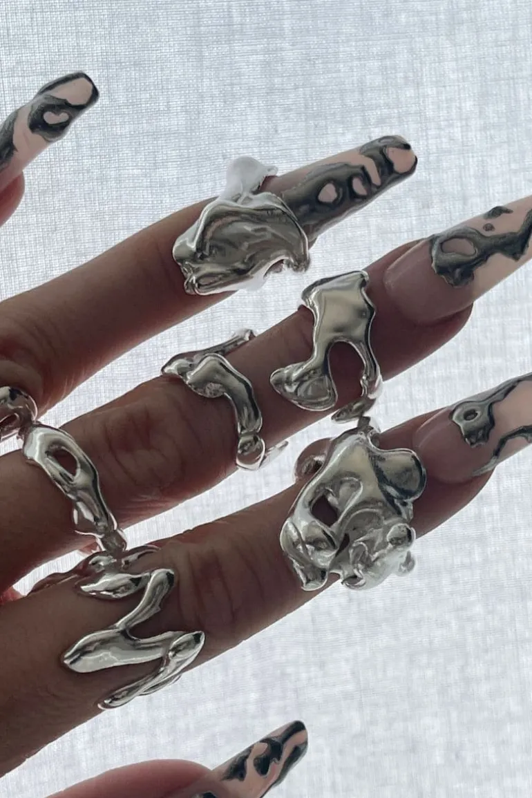 Rings<CULT MIA LAVA N°12 RING Silver