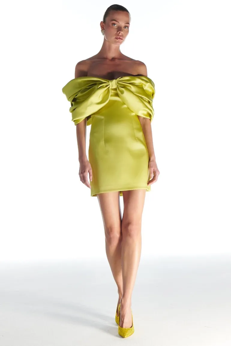 Dresses | Mini Dresses<CULT MIA LAVINYA MINI DRESS Yellow