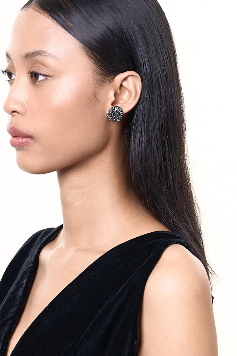 Earrings<CULT MIA LAVISA EARRINGS Black