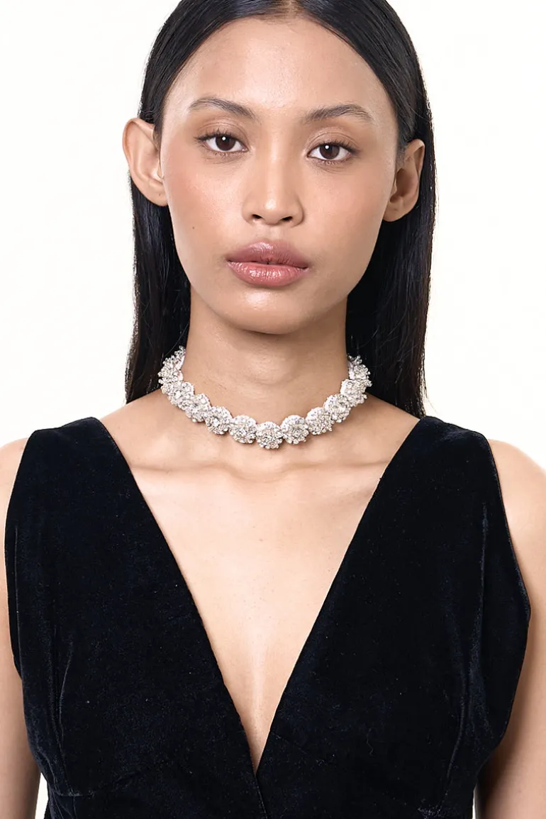 Necklaces<CULT MIA LAVISA CHOKER White