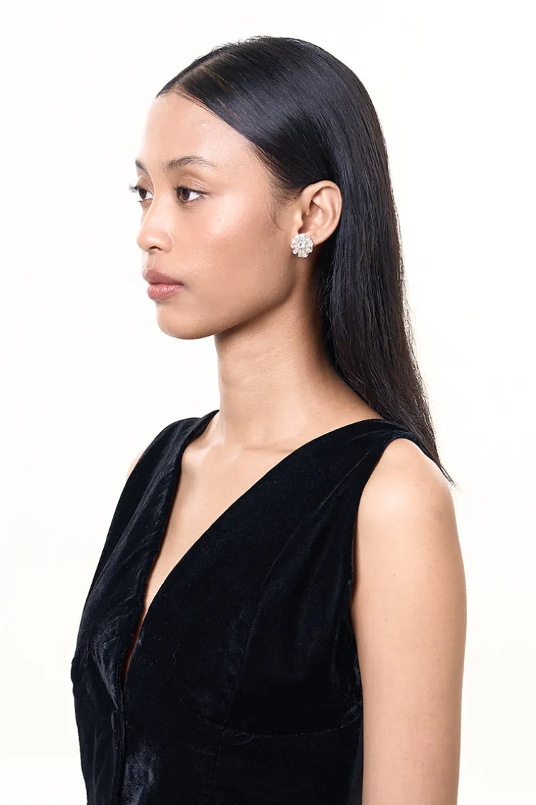 Earrings<CULT MIA LAVISA EARRINGS White