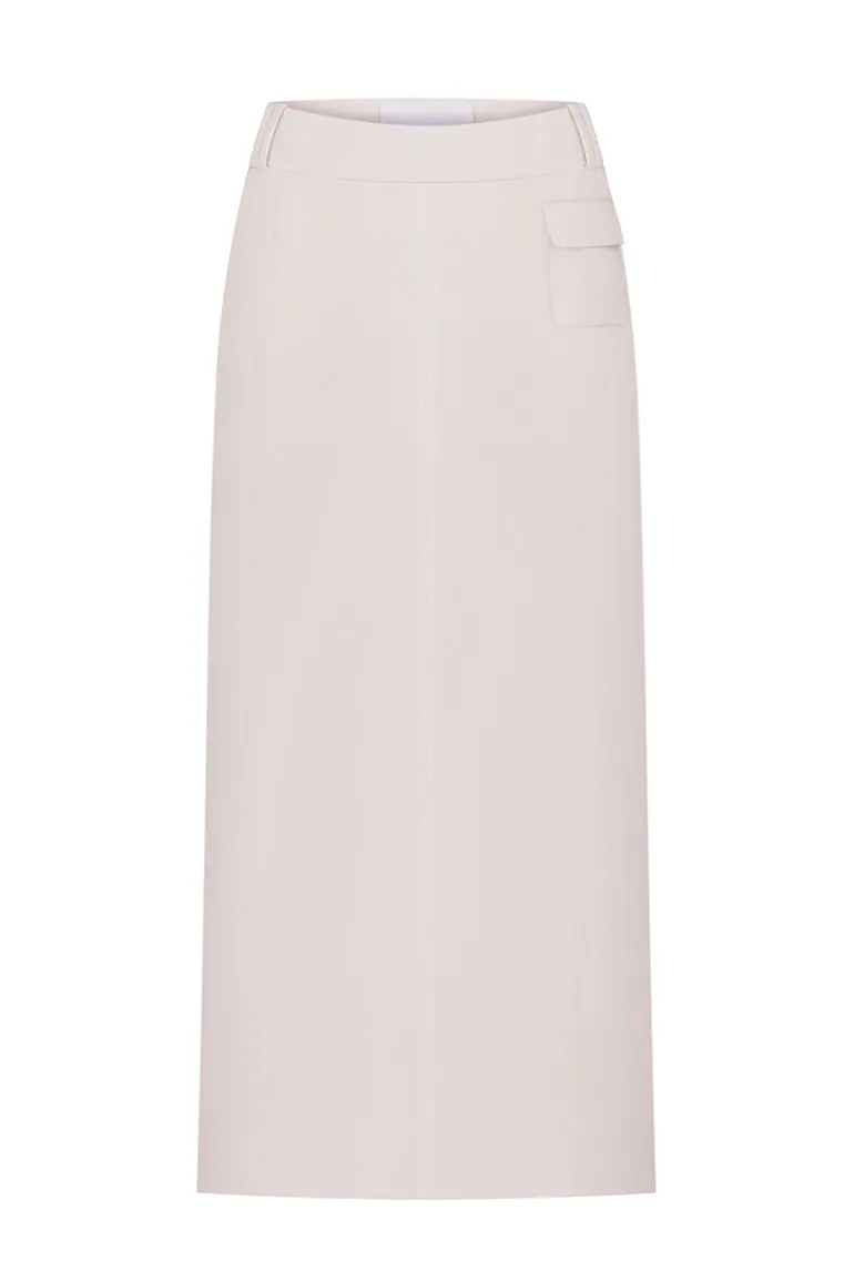 Skirts<CULT MIA LEEDS MIDI SKIRT White