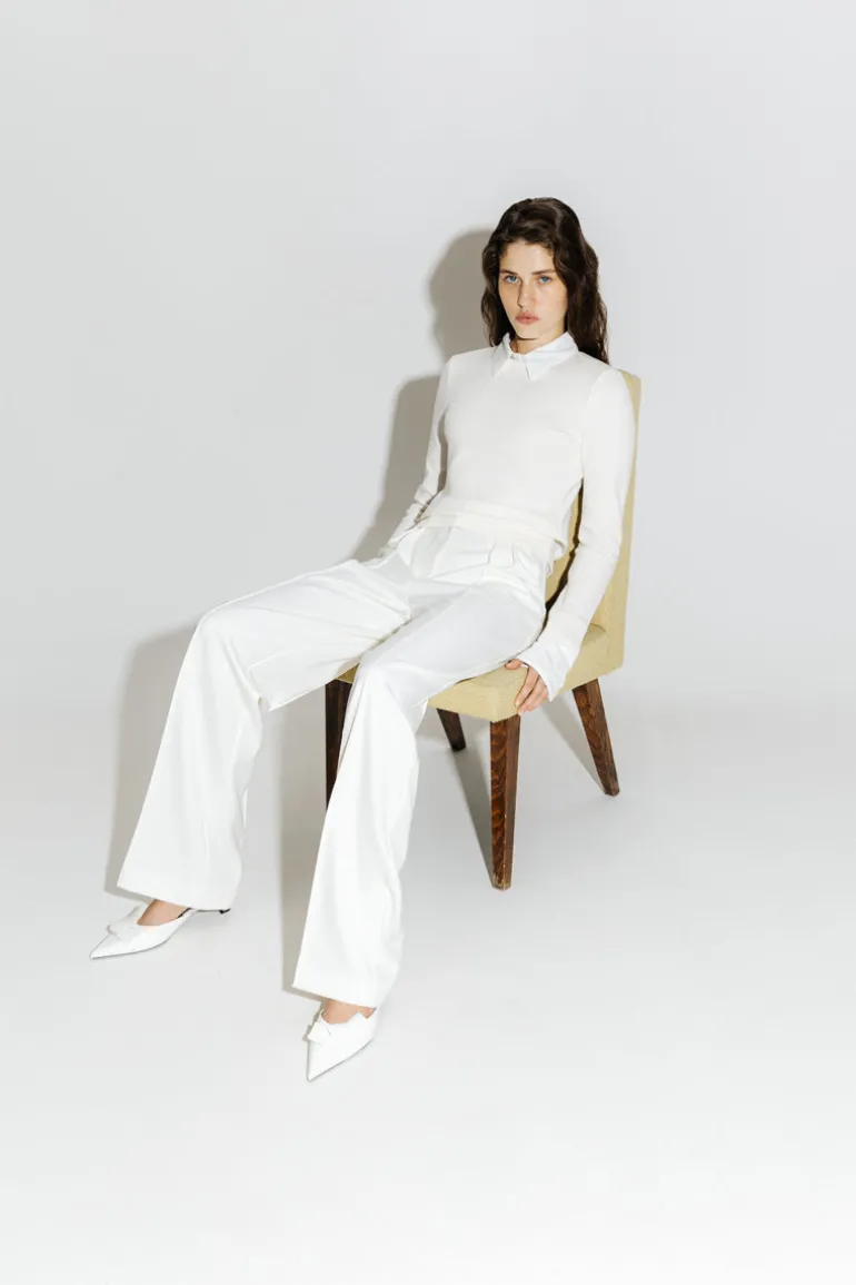 Pants<CULT MIA LEEDS TROUSERS White