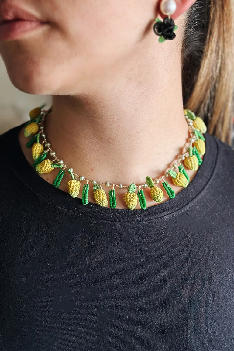 Necklaces<CULT MIA LEMON GARDEN NECKLACE Multi