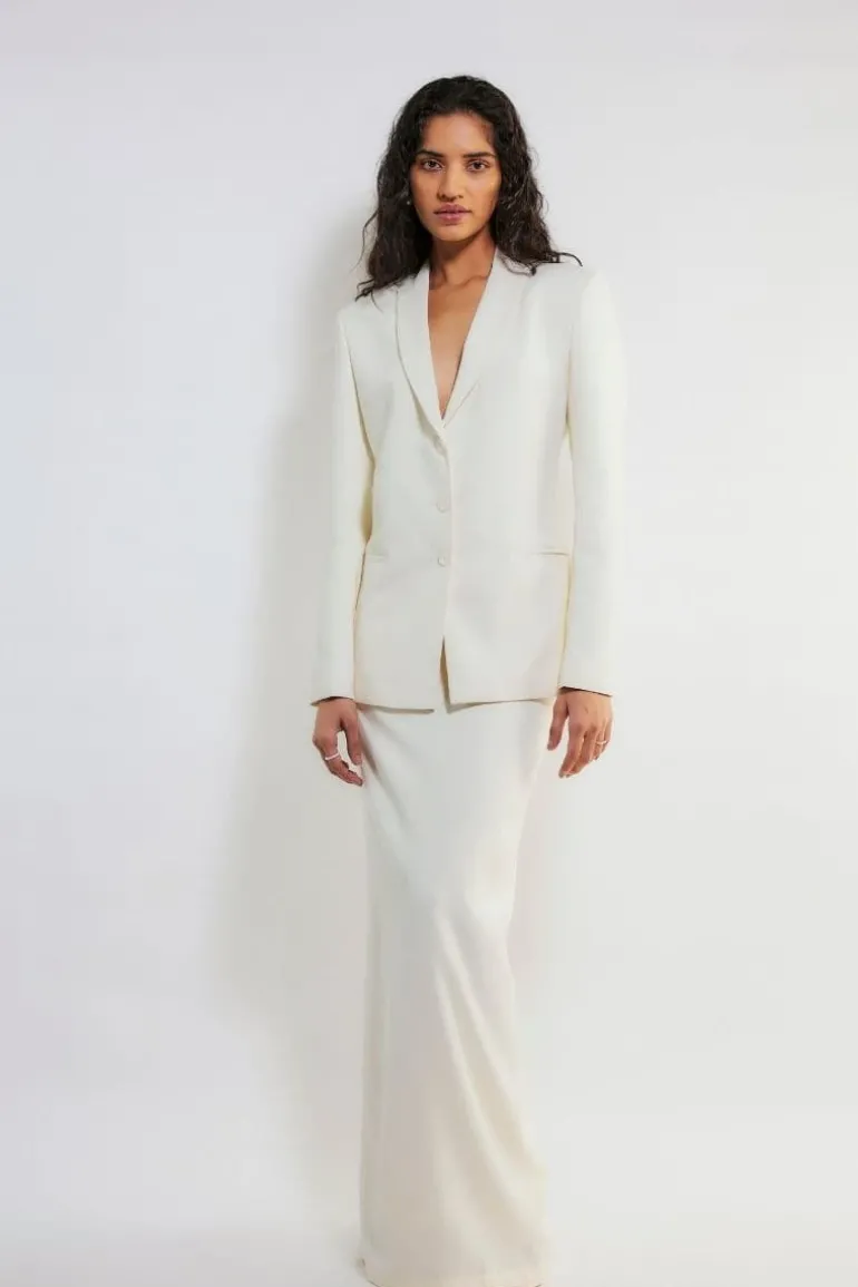 Outfit Sets<CULT MIA LENA BLAZER AND SKIRT SET Off White