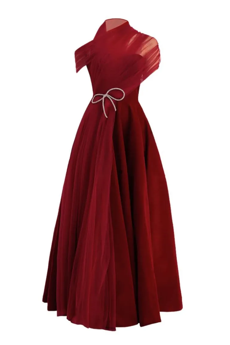 Dresses | Gowns<CULT MIA LESLIE FIT AND FLARE CROSSOVER MESH TAFFETA MIDI DRESS Red
