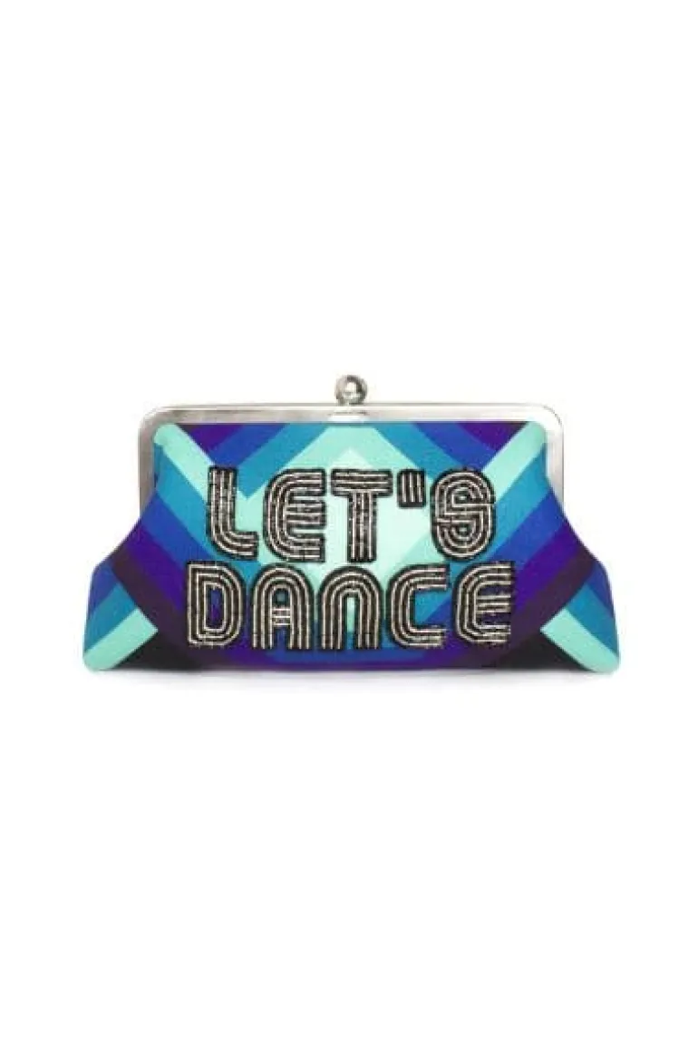 Clutch Bags<CULT MIA LET’S DANCE BLUE CLUTCH