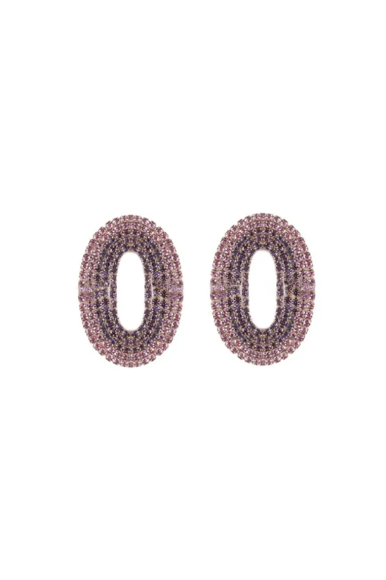 Earrings<CULT MIA LIBERTY DOUBLE EARRINGS Violet Shades