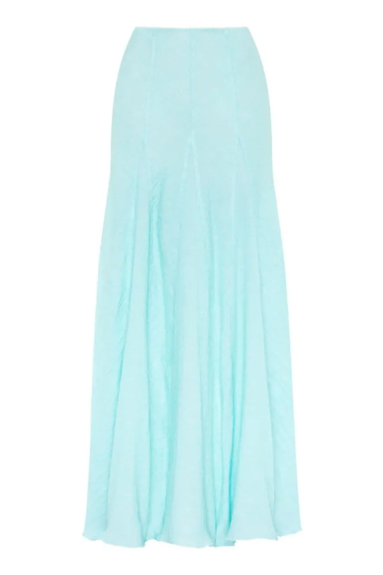 Skirts<CULT MIA A-LINE LAYERED MAXI SKIRT Light turquoise