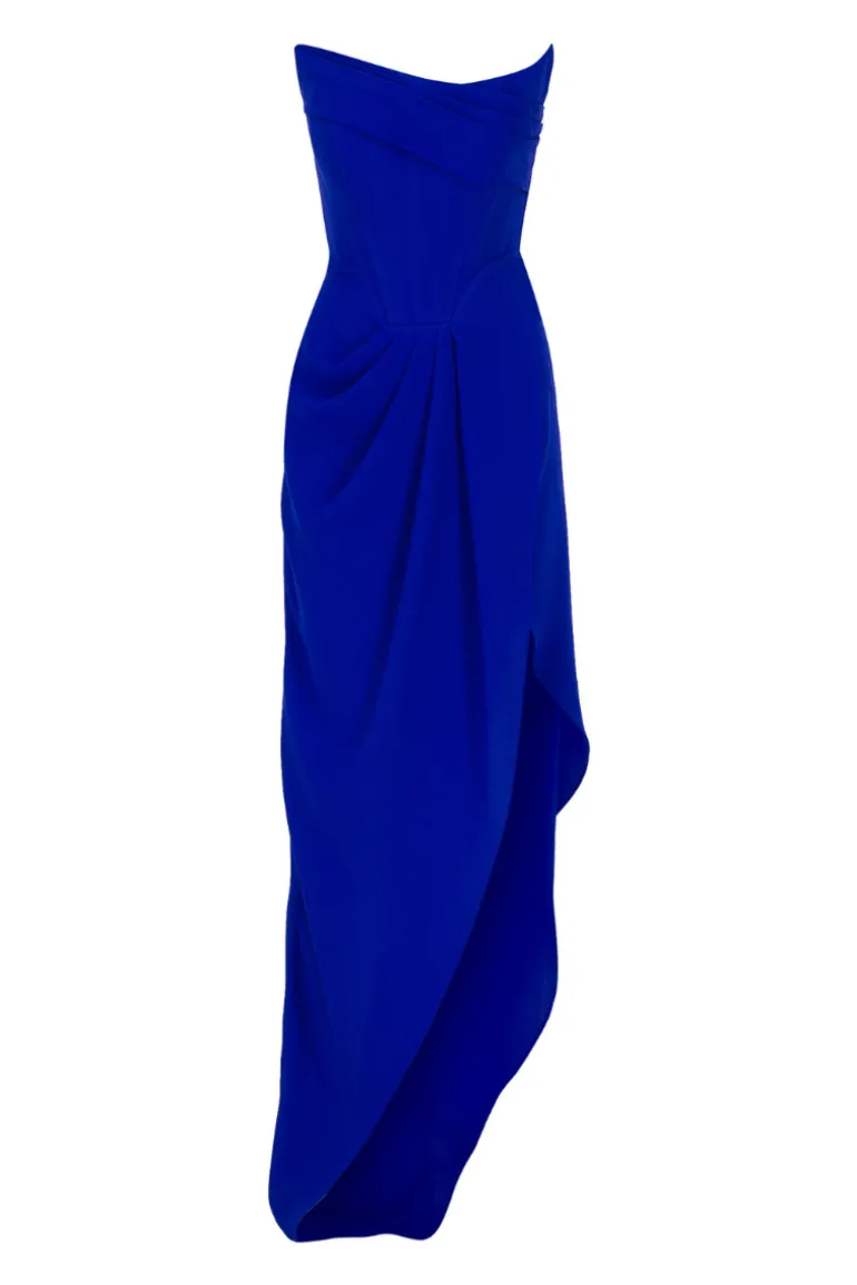 Dresses | Gowns<CULT MIA LINE STRAPLESS CORSET GOWN Royal Blue
