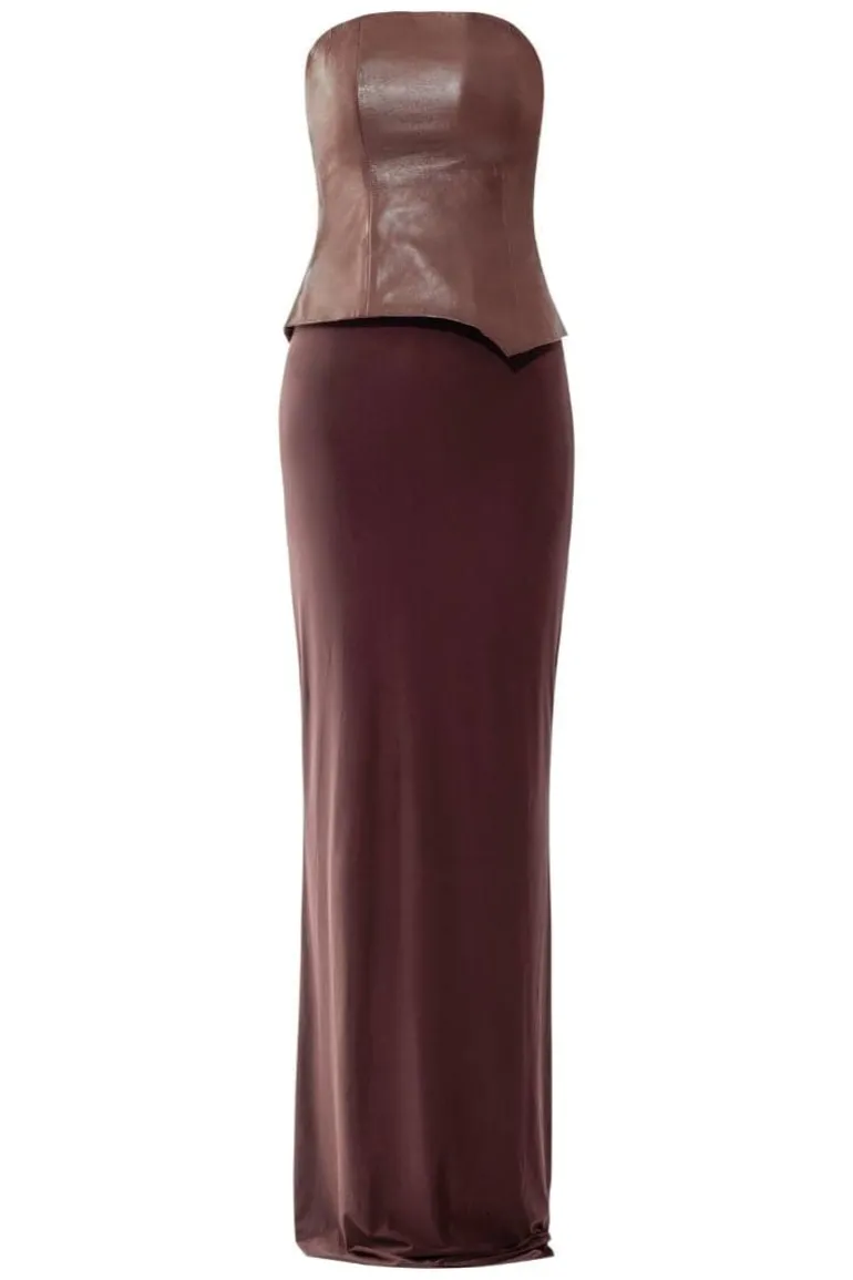 Outfit Sets<CULT MIA LINNEA CORSET TOP AND SKIRT SET Cherry Red