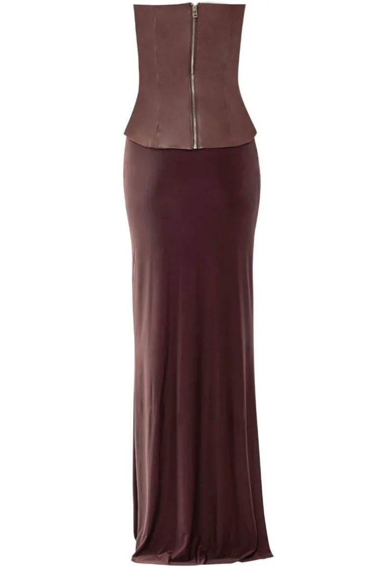 Outfit Sets<CULT MIA LINNEA CORSET TOP AND SKIRT SET Cherry Red