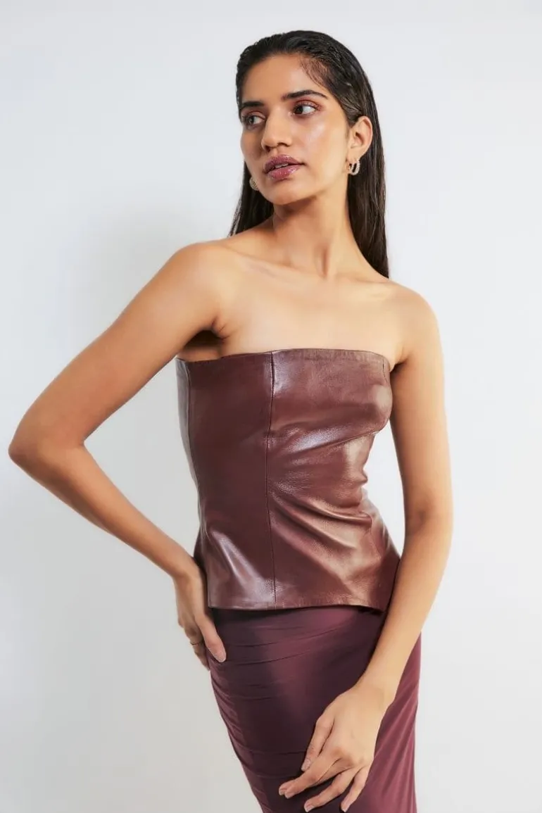 Outfit Sets<CULT MIA LINNEA CORSET TOP AND SKIRT SET Cherry Red