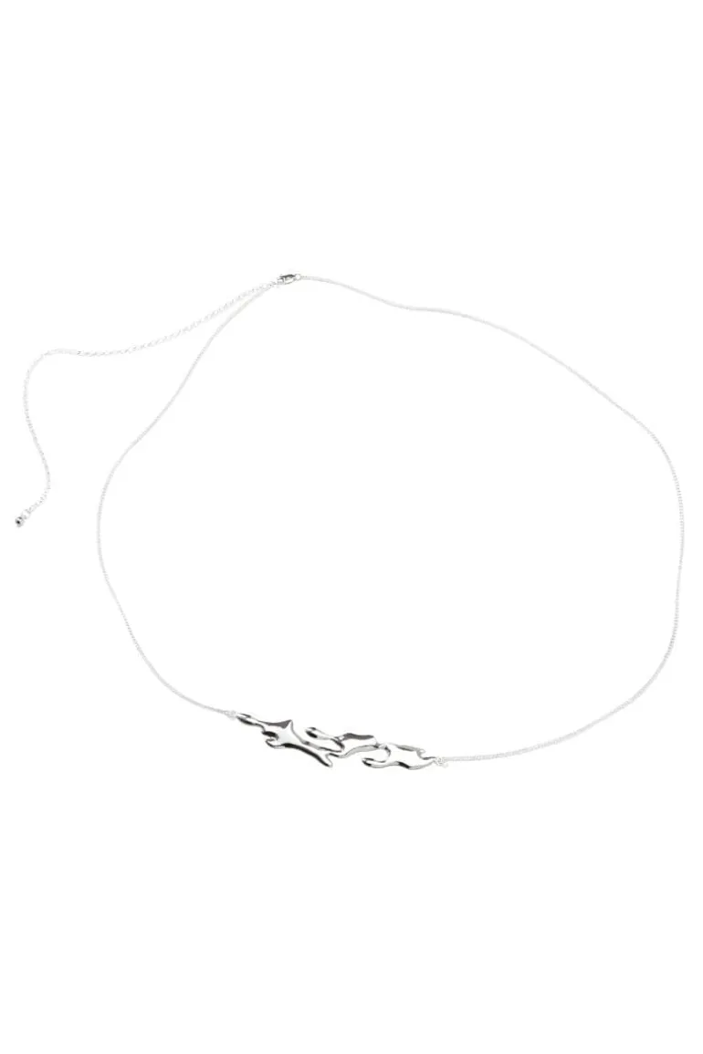 Body Jewelry<CULT MIA LIQUIFIED TRIBAL BODY CHAIN Silver
