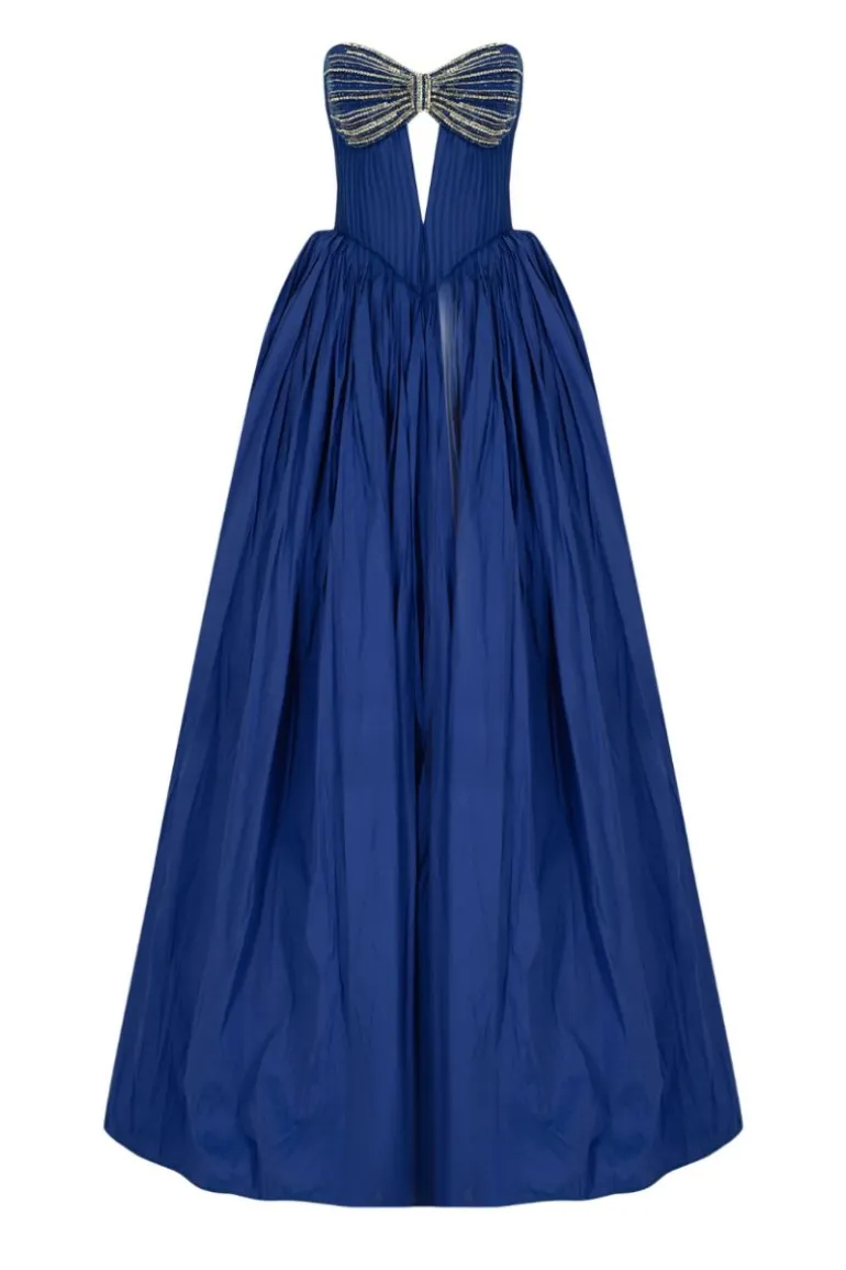 Dresses | Gowns<CULT MIA LIZZIE STRAPLESS GOWN Bijou Blue
