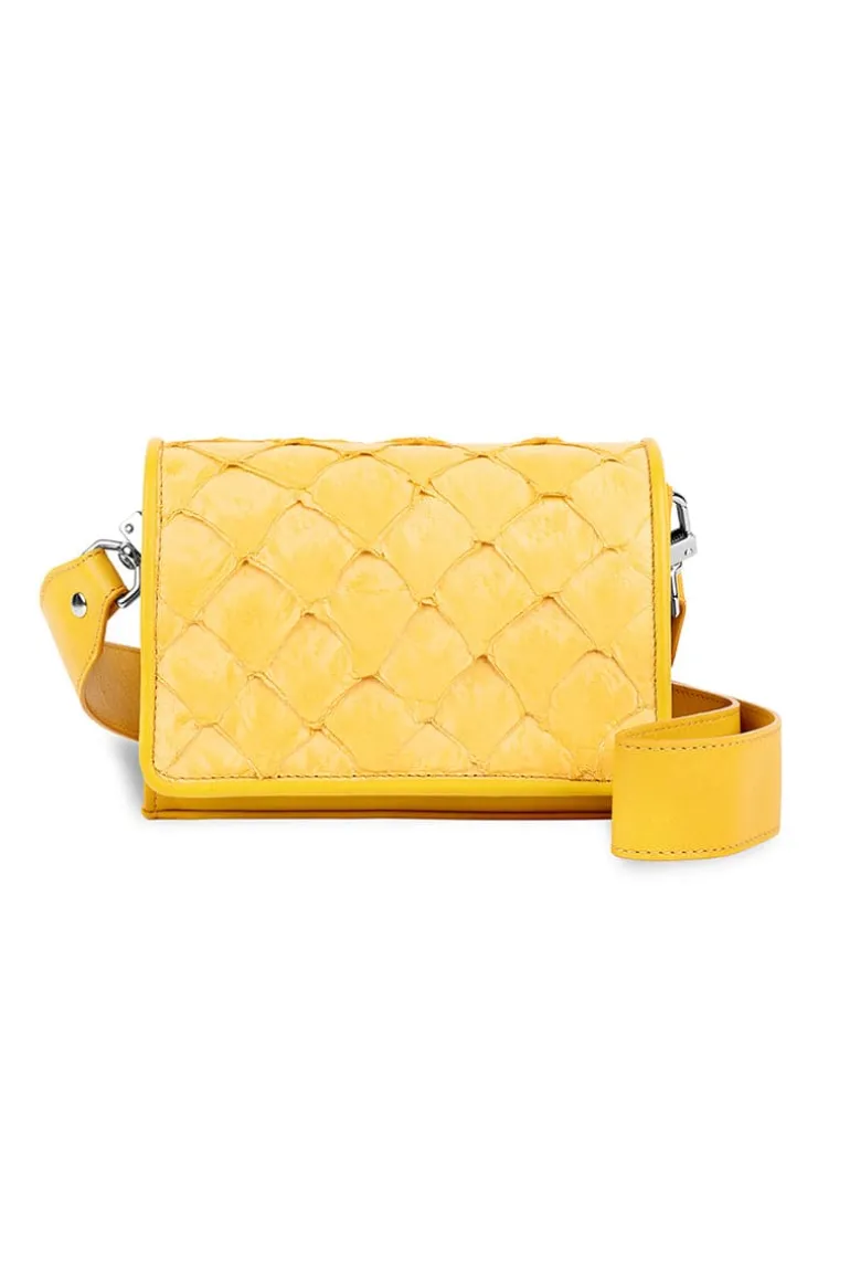 Shoulder Bags<CULT MIA LOLA CROSSBODY BAG Honey Yellow