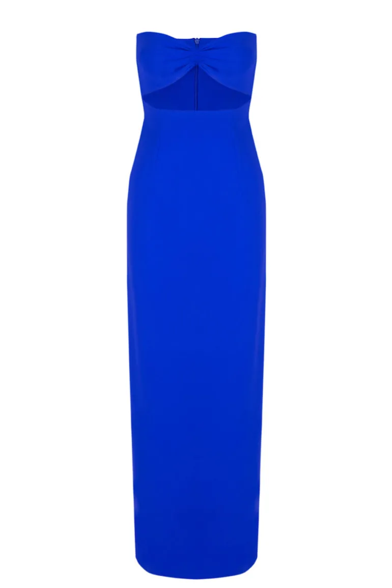 Dresses<CULT MIA LONG DRESS WITH CUT OUT Blue