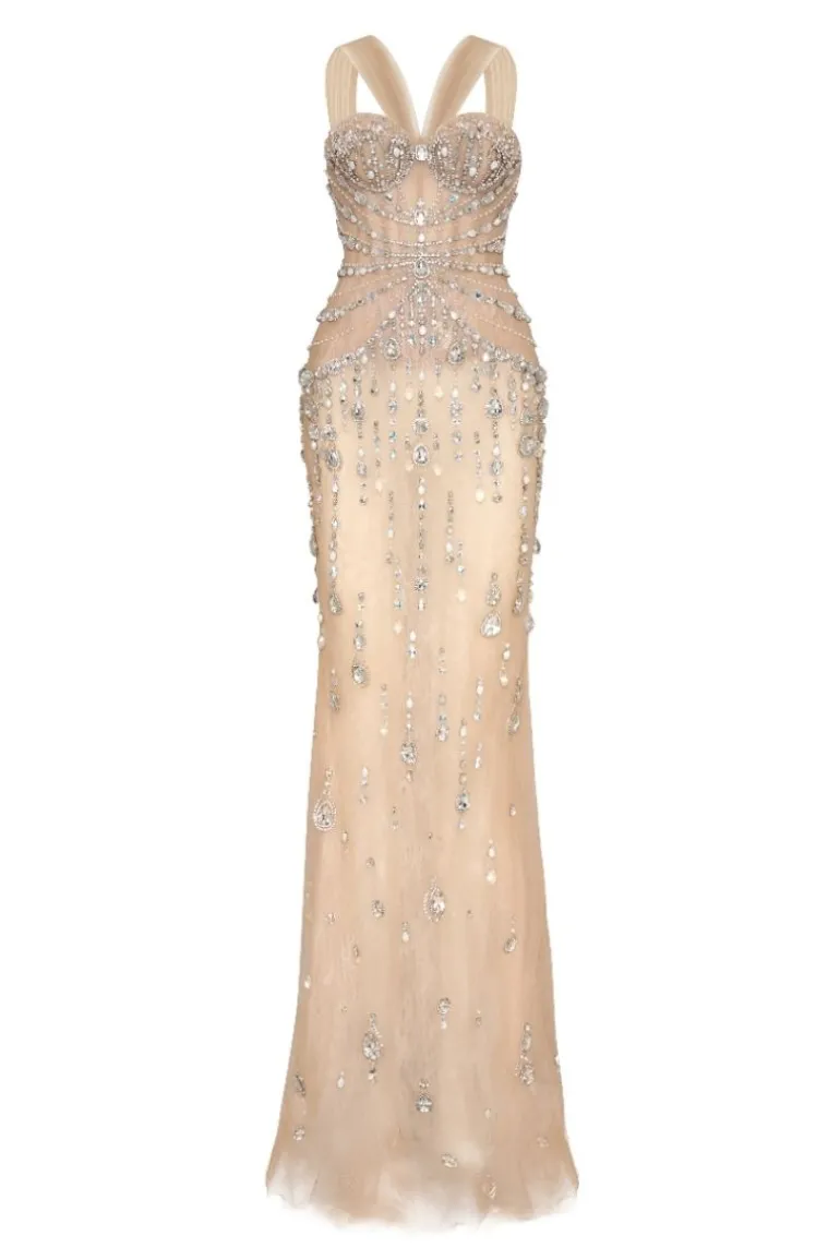 Dresses | Gowns<CULT MIA MADDIE CORSET MERMAID GOWN Ivory