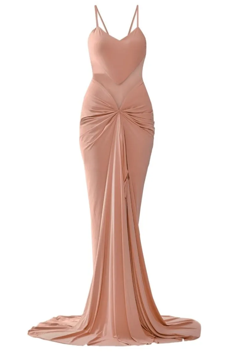 Dresses | Gowns<CULT MIA MAJA MERMAID GOWN Peach