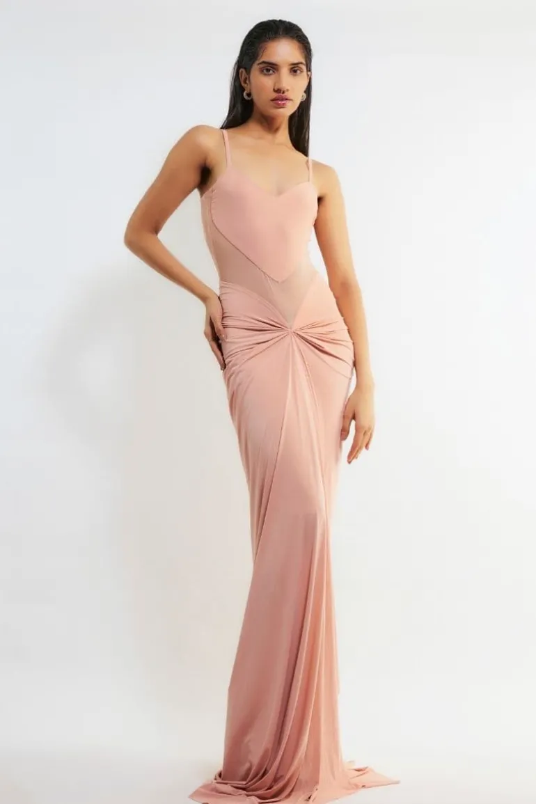Dresses | Gowns<CULT MIA MAJA MERMAID GOWN Peach