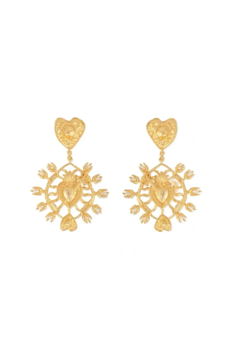 Earrings<CULT MIA MAJORCA EARRINGS Gold
