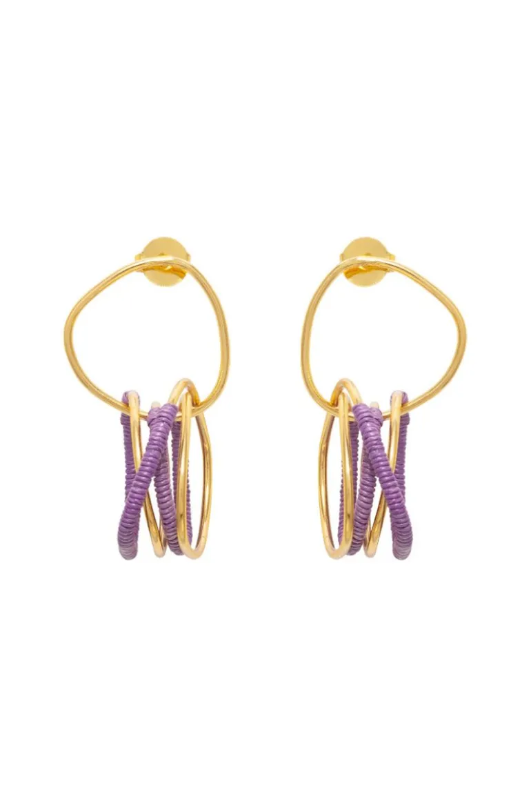 Earrings<CULT MIA MALIK BABY EARRINGS Lilac