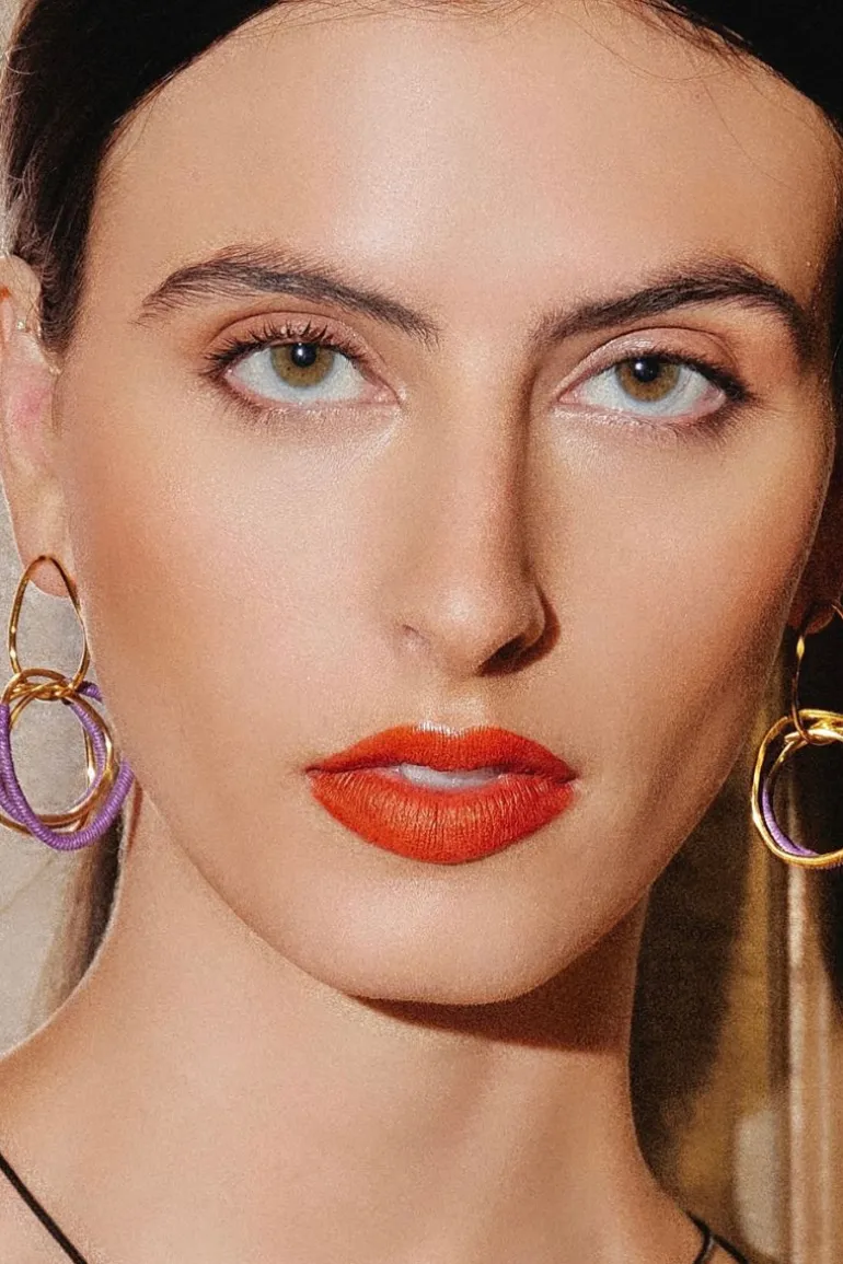 Earrings<CULT MIA MALIK BABY EARRINGS Lilac