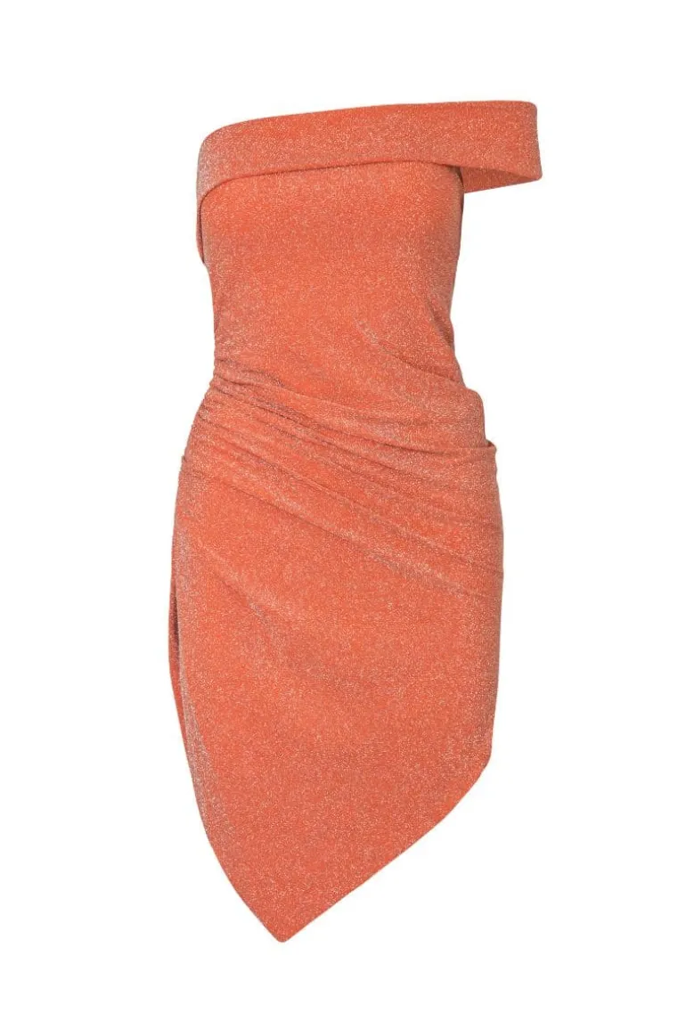 Dresses | Mini Dresses<CULT MIA MANDARINE GOA STRAPLESS MINI DRESS Orange