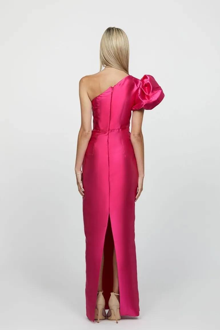 Dresses | Gowns<CULT MIA MARCHESA ONE SHOULDER GOWN Fuchsia