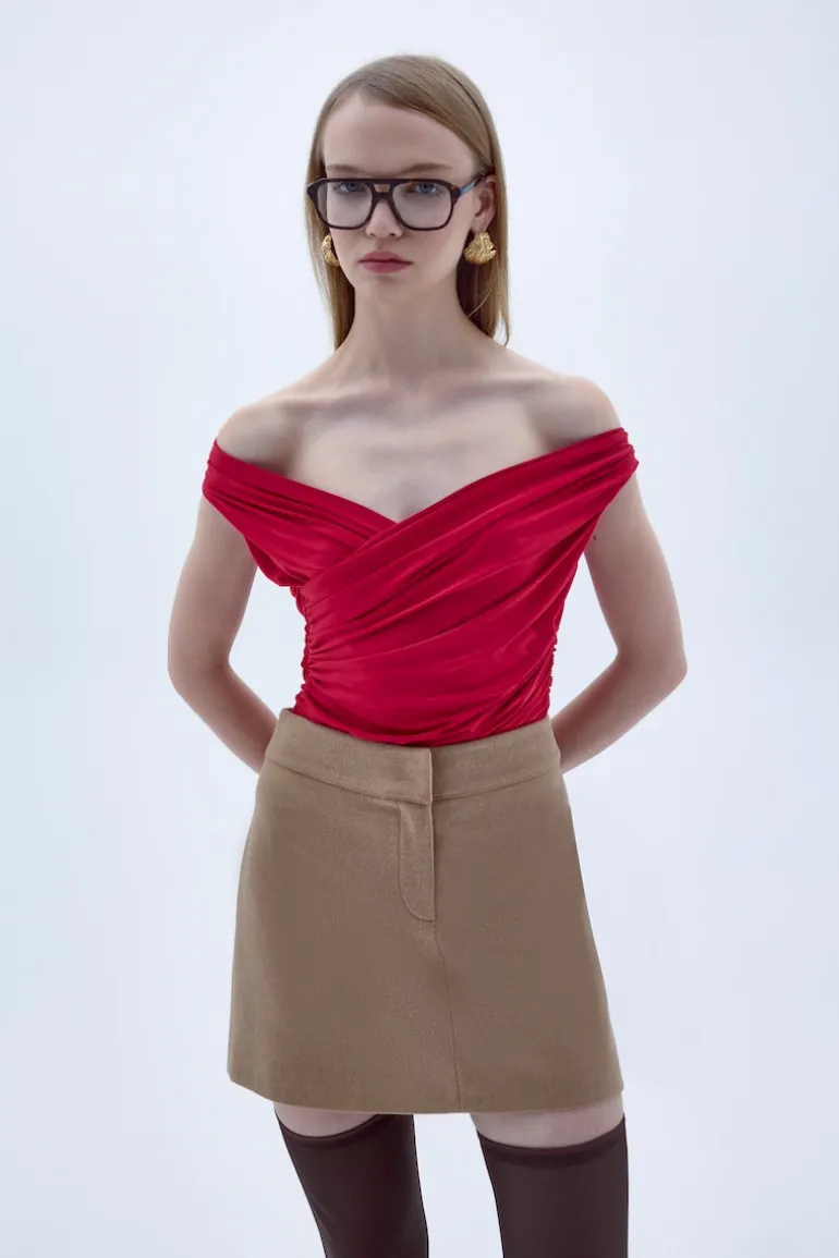 Skirts<CULT MIA MARDE SKIRT IN Caramel