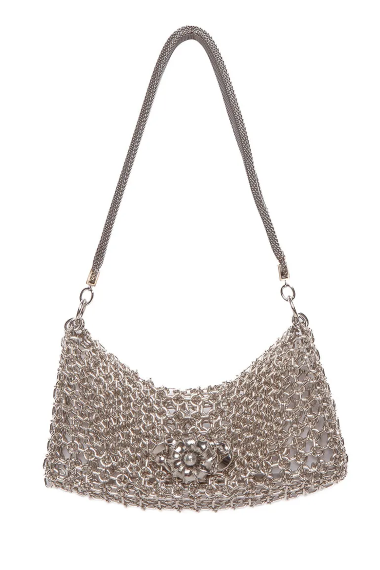 Shoulder Bags<CULT MIA MARIKO BAG Silver