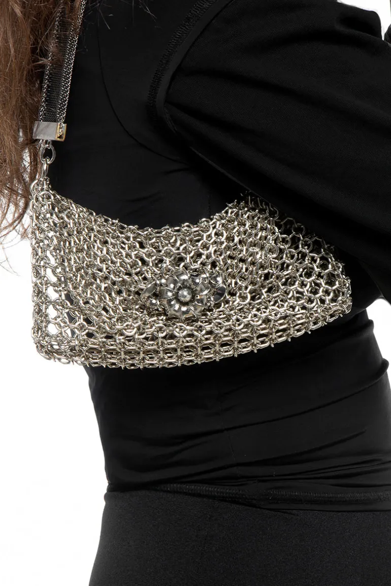 Shoulder Bags<CULT MIA MARIKO BAG Silver